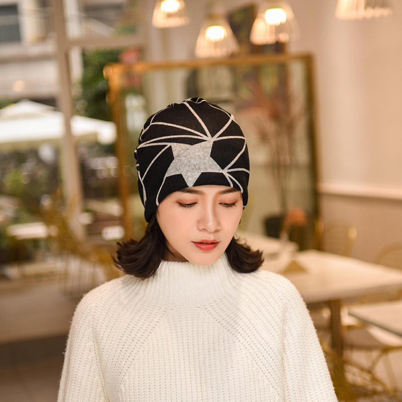 Cashmere Imitation New Sports Pullover Hat Fashion Print Pile Pile Hat Manufacturers Wholesale Fast Sell Hot Knitting Hat