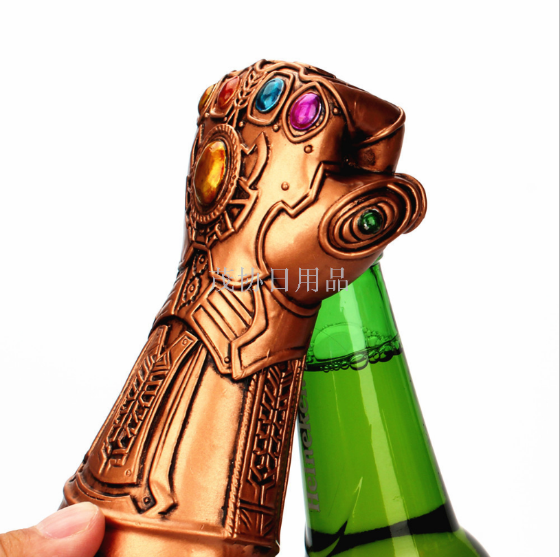 Fist bottle opener Beer creative retro with energy gem Thanos feast resin practical home