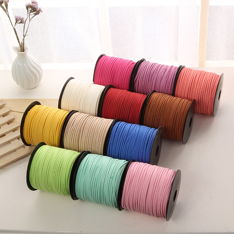 Korean Cashmere Rope Leather Rope Korean Cashmere Rope Braided Rope Dty Accessories Clothing Accessories Wholesale Specification drawing