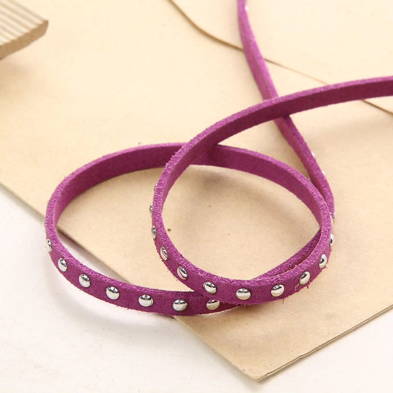 2018 new style custom fashion 5MM Korean-style velvet embossed diamond riveted clothing accessories DIY jewelry accessories direct sales wholesale