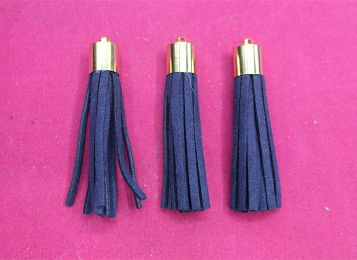 5cm Korean velvet tassel mobile phone bag pendant, leather tassel pendant, DIY accessory factory direct sales