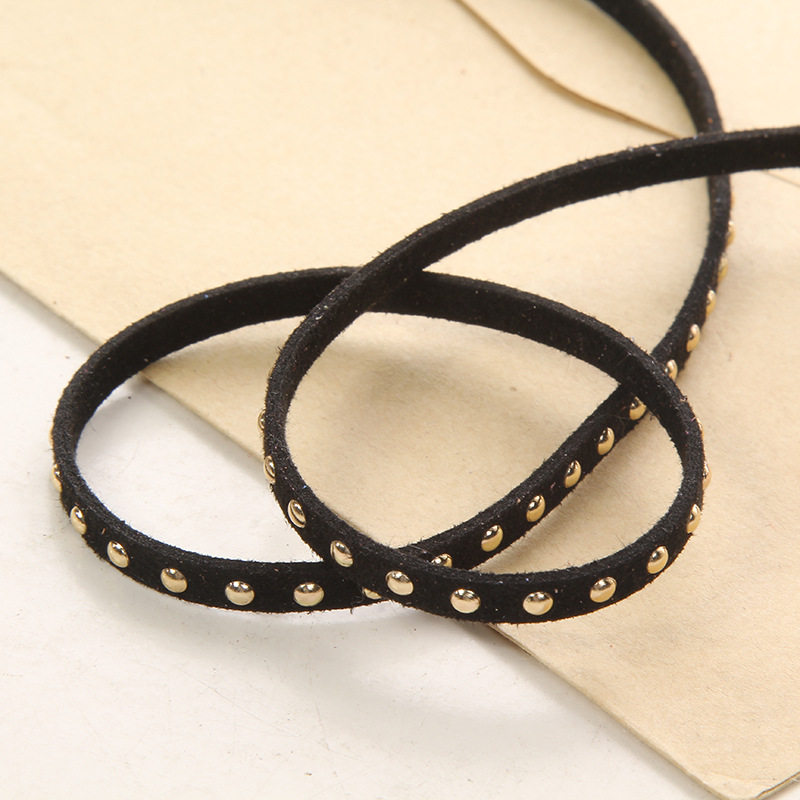2018 new style custom fashion 5MM Korean-style velvet embossed diamond riveted clothing accessories DIY jewelry accessories direct sales wholesale Application Scenario