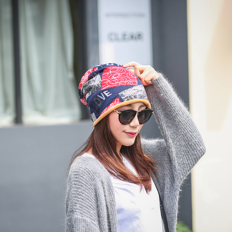 Korean Version Of Winter Pullover Hat With Wool Thickening Pregnant Women's Monthly Hat Warm Sports Knitting Hat Manufacturers Wholesale