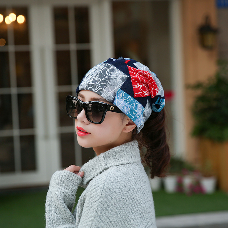 Korean Version Of Winter Pullover Hat Foreign Trade New Pregnant Women's Monthly Hat Outdoor Sports Knitting Hat Manufacturers Wholesale details Picture