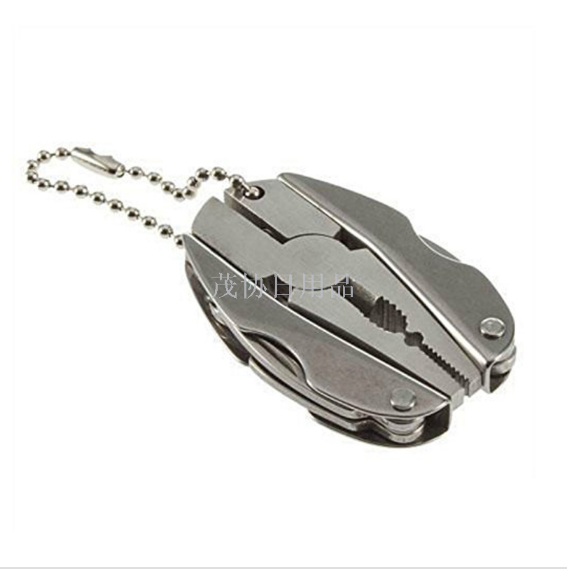 Mini multi-purpose folding pliers, multi-functional pliers, screwdrivers, nail files, key hangers Specification image