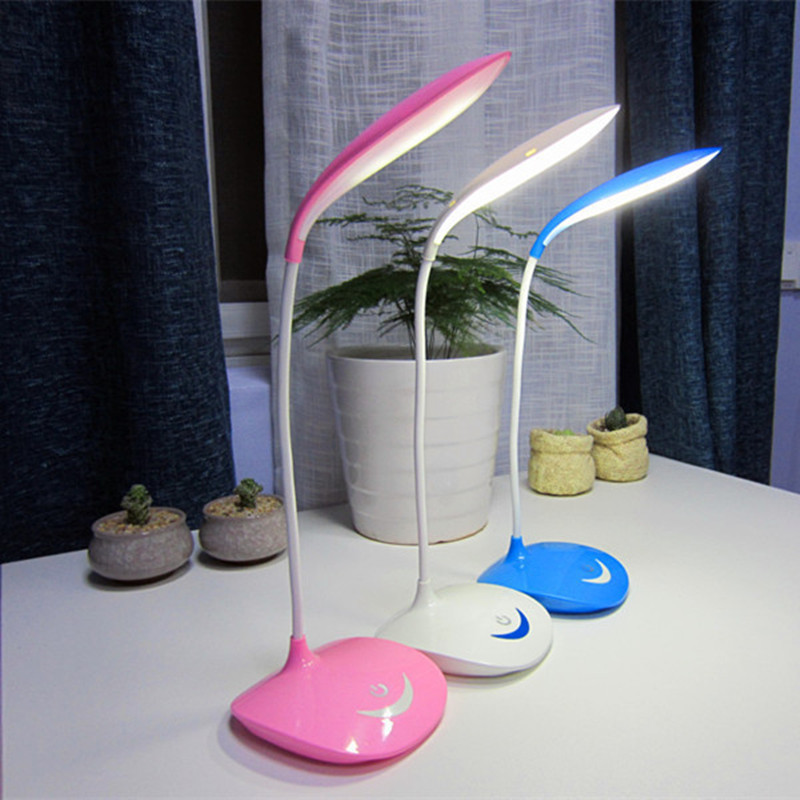 USB充电款led小夜灯蓄电款护眼阅读灯触屏小台灯学习灯广告礼品