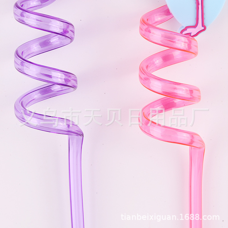 Flamingo Straw Petg Straw Flamingo Shoot Prop Party Straw Instagrammer Straw Application Scenario