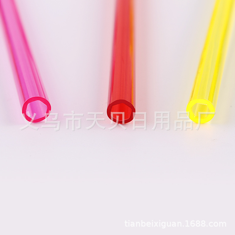 Small Straw Transparent Straw Color Cartoon Straw Fruit Drink Straw Manufacturers Direct Custom Specification drawing