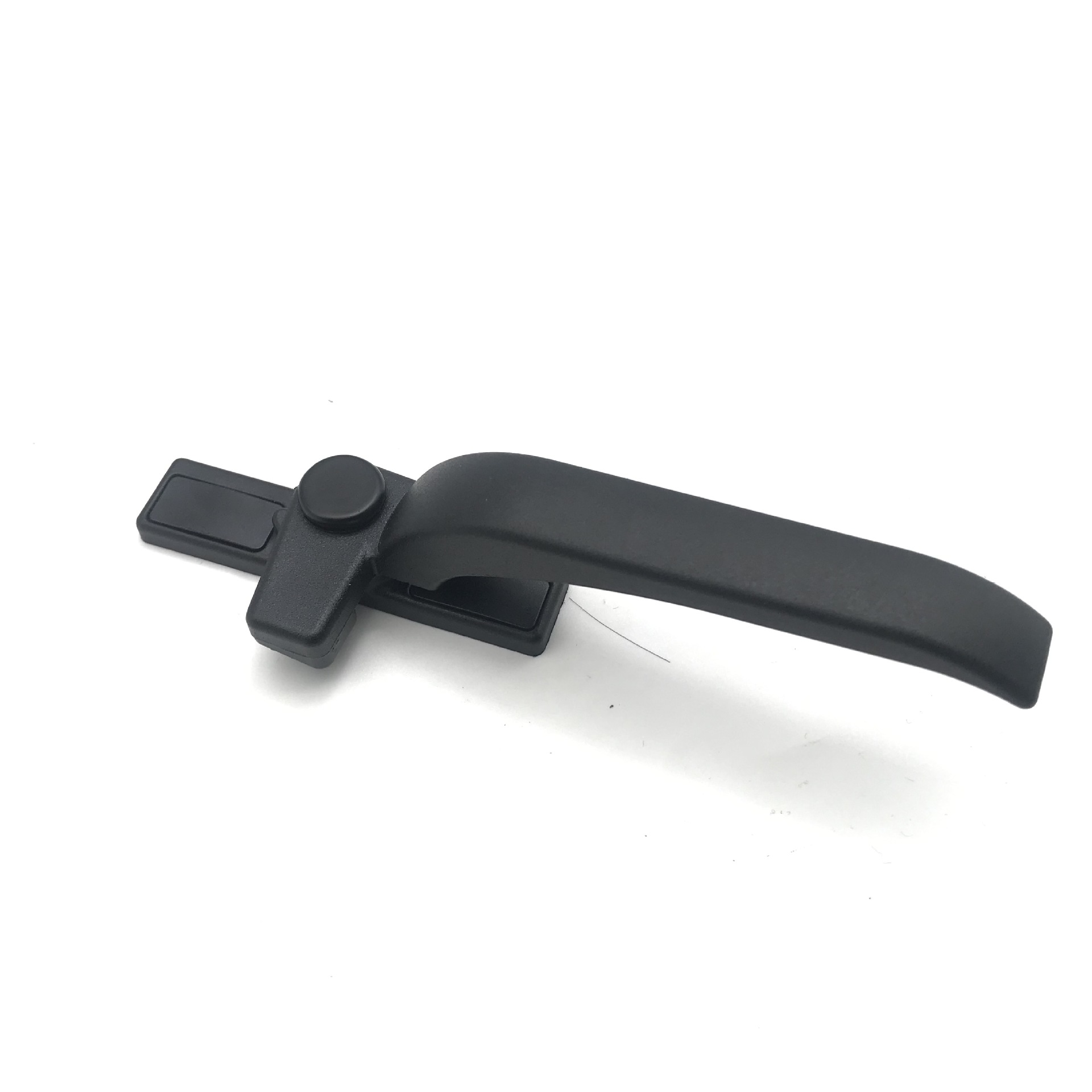 Plastic material 7-figure window handle style novel black material treatment