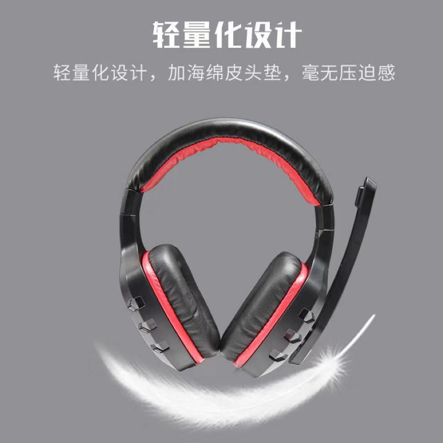 The A1S head-mounted laptop gaming wired headphones feature clear bass and a rotatable microphone Application Scenario
