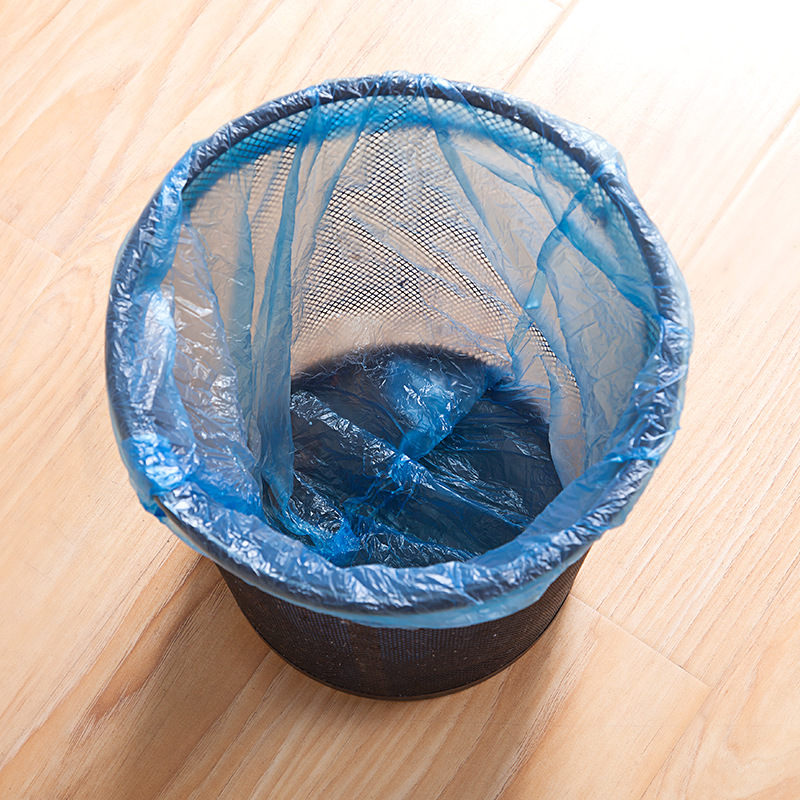 Manufacturers Wholesale Disposable Leather Thickening Automatic Closing Mouth Environmental Protection Rope Garbage Bag Kitchen Bathroom Household Application Scenario