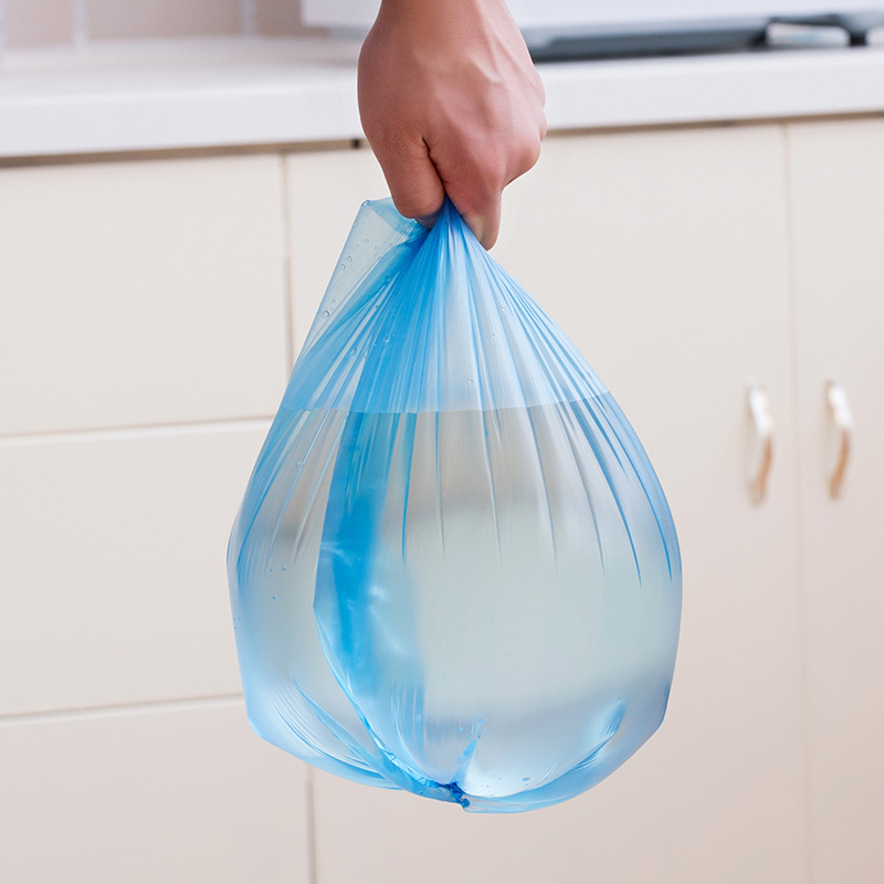 Factory Direct Sales Of New Material With Roll Type Black Garbage Bag Office And Home Three-In-One Thickened Garbage Bag details Picture