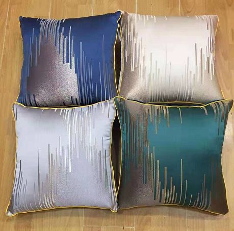 High-end fabric throw pillows, cushions, backrest pillows, square pillowcases details Picture