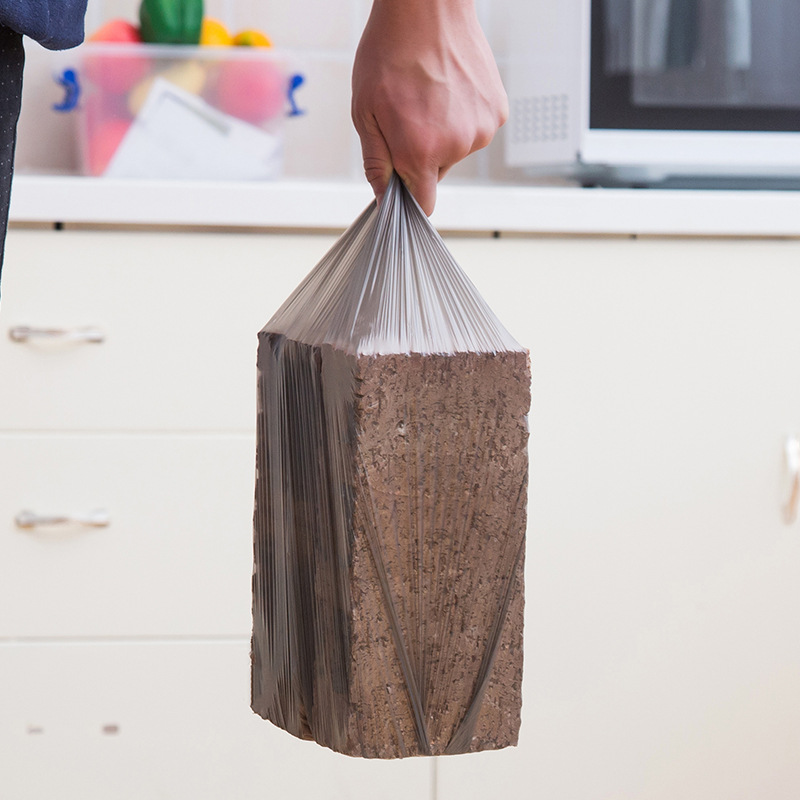 厂家直销PE全新料连卷式黑色大号垃圾袋办公家居一次性两卷垃圾袋细节图