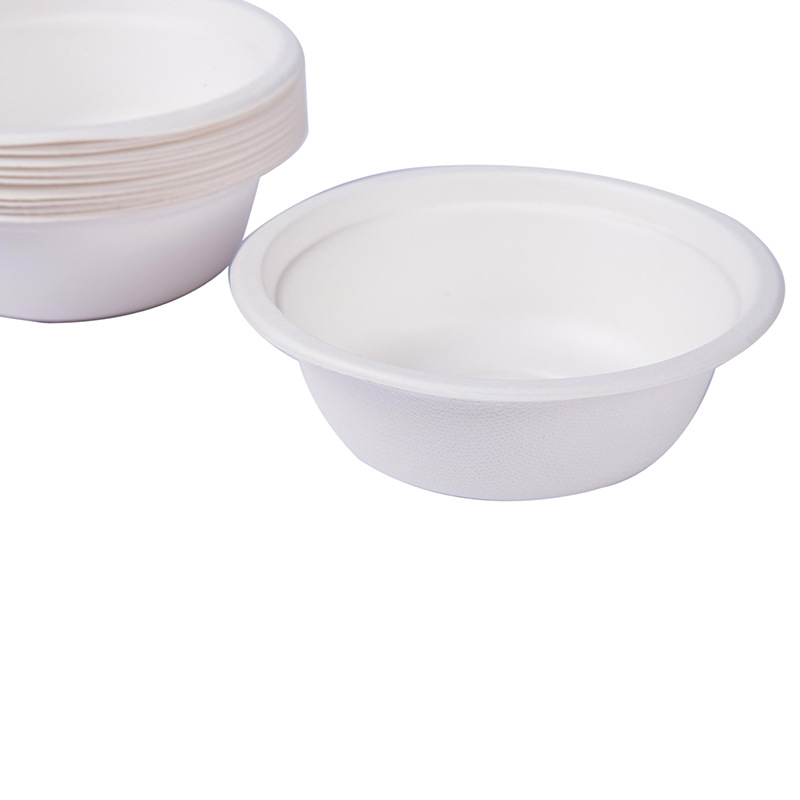 Manufacturers Wholesale Environmental Protection Disposable Round Paper Plate Fast Food Special White Degradable High-Quality Material Round Paper Plate Application Scenario