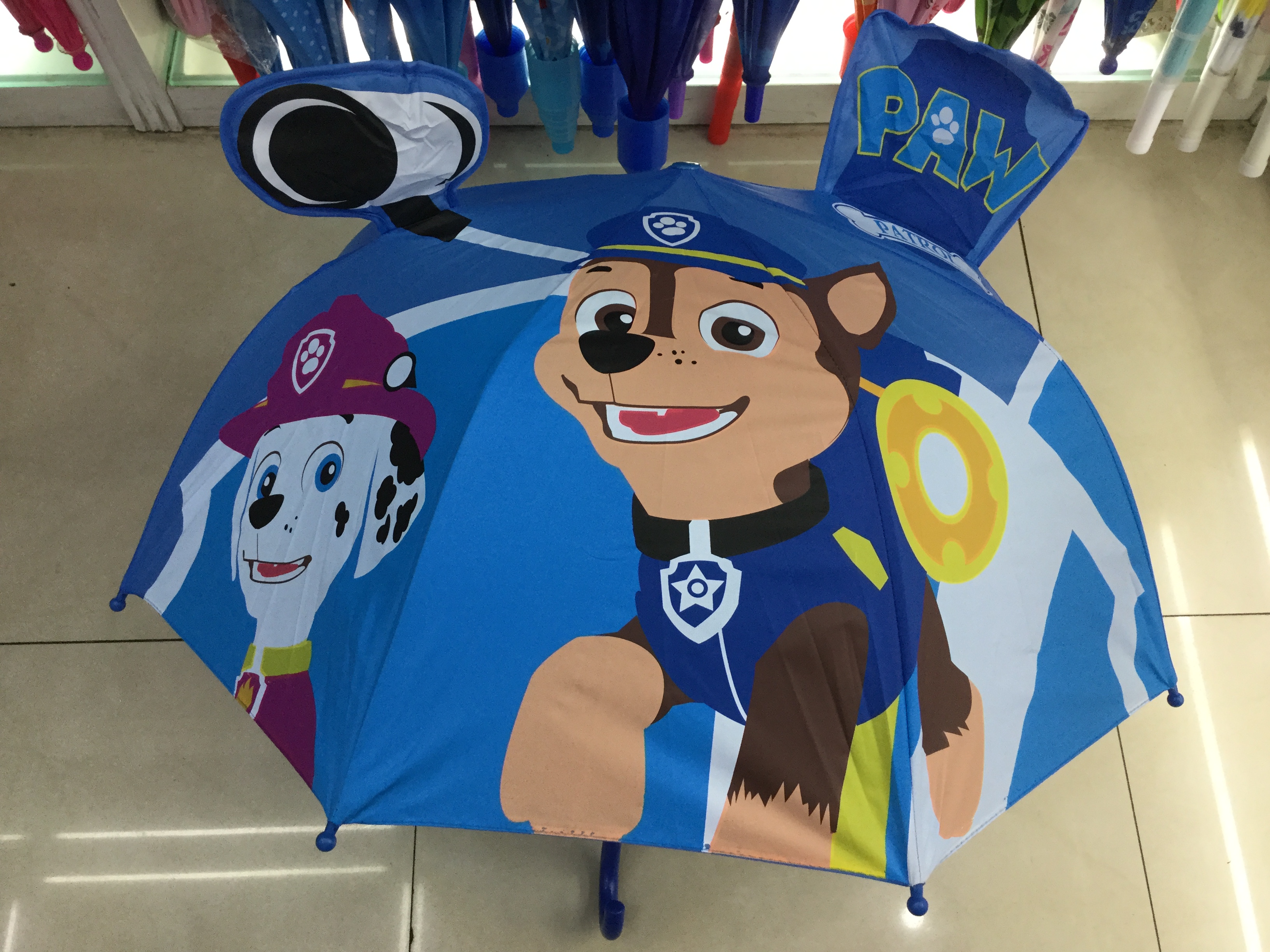 儿童雨伞儿童伞3D 立体造型 儿童伞产品图