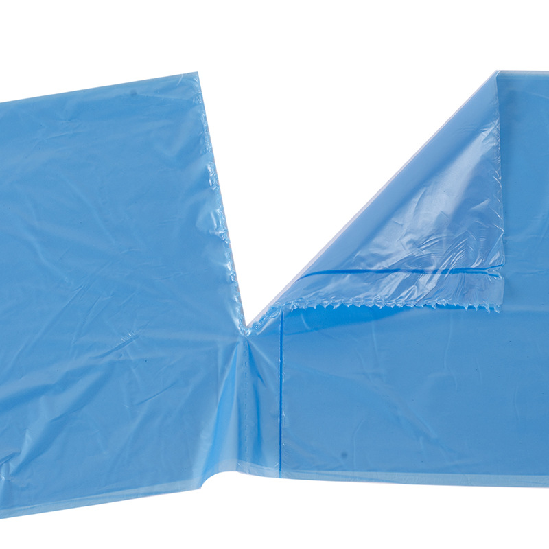 厂家直销PE全新料连卷式混色多彩垃圾袋办公家居一次性加厚垃圾袋细节图