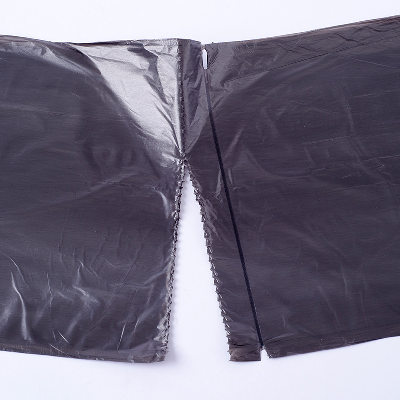 Factory Direct Sales Pe New Material With Roll Type Black Large Garbage Bag Office And Home Disposable Thickened Garbage Bag Specification drawing