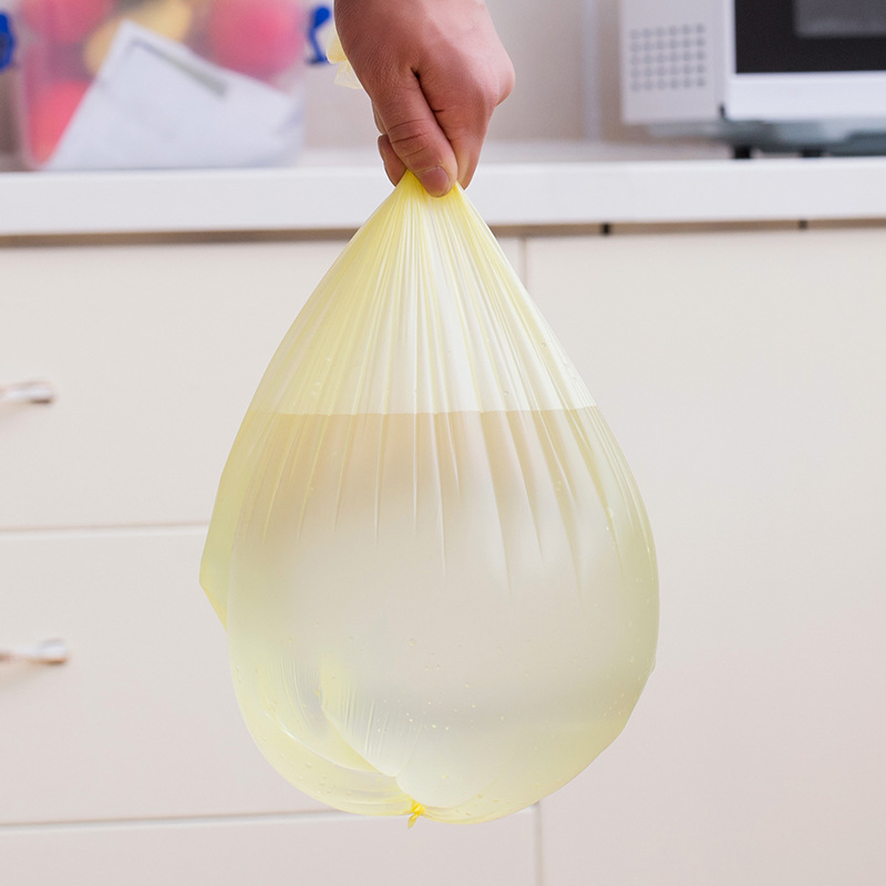 Factory Direct Sales With Rolling Pe New Material Disposable Garbage Bags Thickened Color Office Environmental Protection Garbage Bags Wholesale Specification drawing