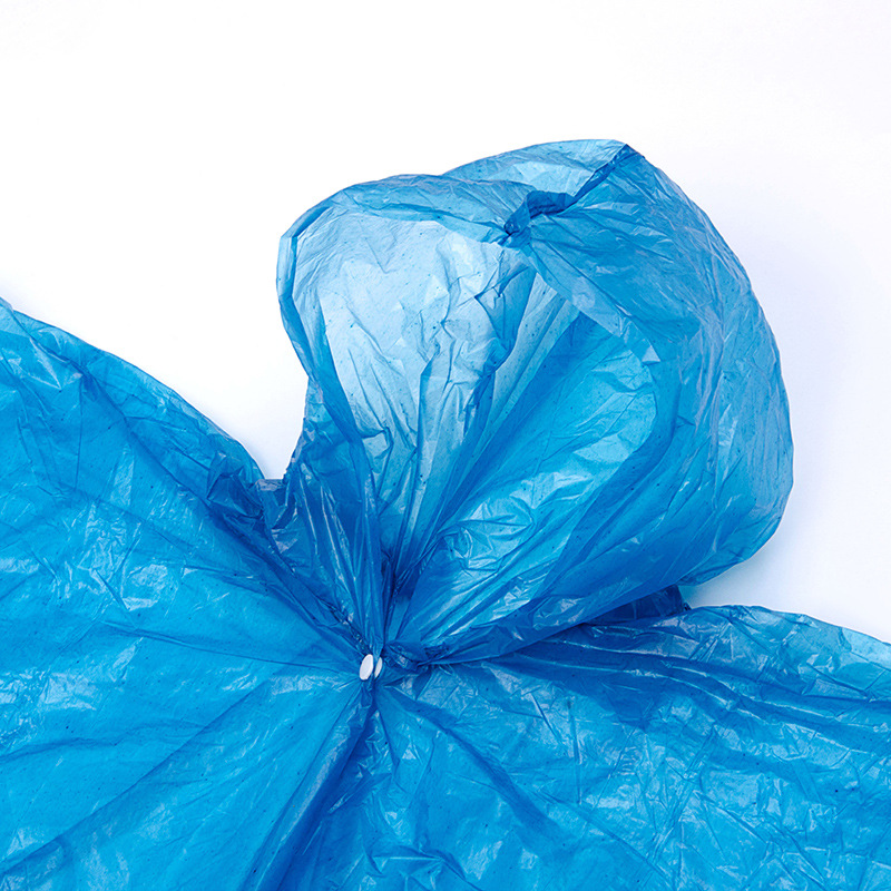 厂家批发加厚户外透明PE材质雨衣登山徒步雨披男女士儿童带帽雨衣产品图