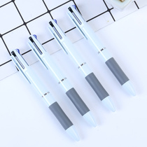 Factory direct sales simple press three-color ballpoint pen custom signature writing Office stationery supplies school supplies
