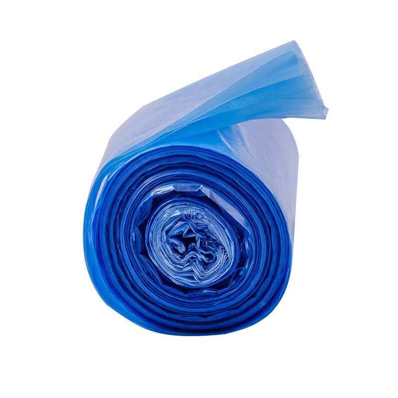 厂家直销连卷式PE材料一次性垃圾袋 加厚中号彩色家居环保垃圾袋细节图