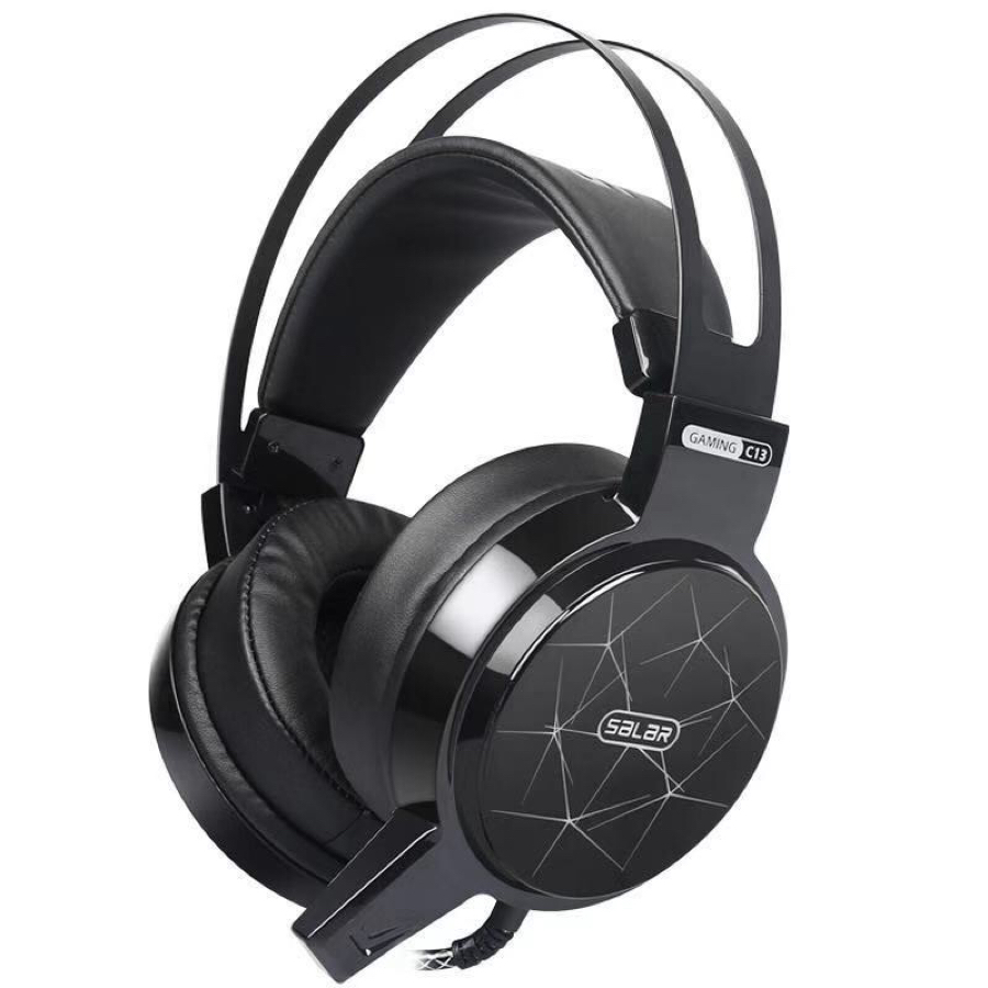 C13 Computer gaming Headphones/Factory Direct Sale/Over-ear luminous Headsets details Picture