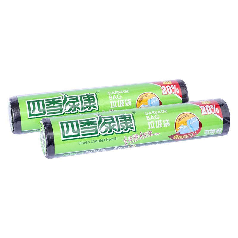 Factory Direct Sales Pe New Material With Roll Type Black Large Garbage Bag Office And Home Disposable Thickened Garbage Bag Application Scenario