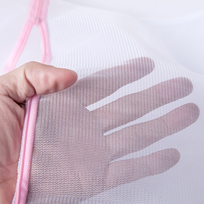 Factory Direct Sales Thick White Laundry Bag Set Wash Underwear Bra Wash Bag Polyester Thick Fine Mesh Care Bag Specification drawing