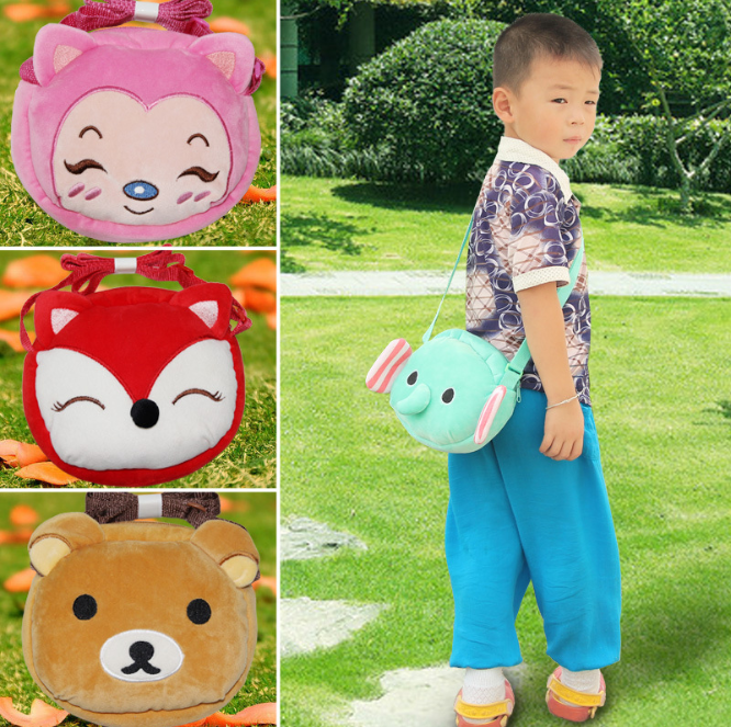 毛绒包零钱包儿童包斜挎包拉链包卡通收纳包零食包糖果包