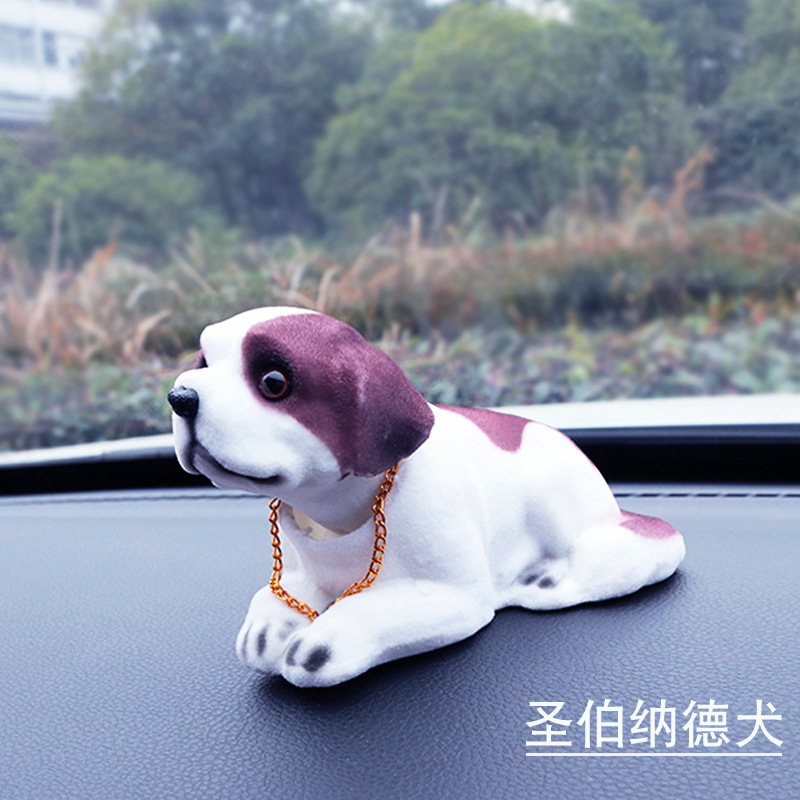 Car dolls, shaking dog figurines, car interior decorations, cute and creative gifts, interior decorations
