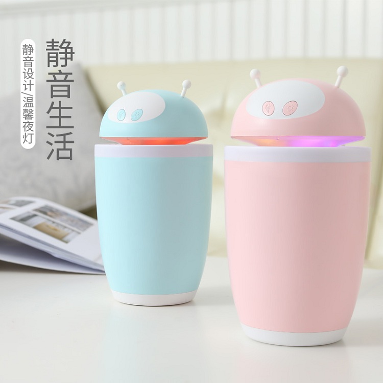 New smart space alien air humidifier for home, office, pregnant women, bedroom, desktop, silent, USB portable Specification image