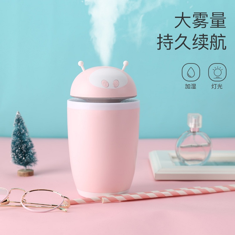 New smart space alien air humidifier for home, office, pregnant women, bedroom, desktop, silent, USB portable details Picture