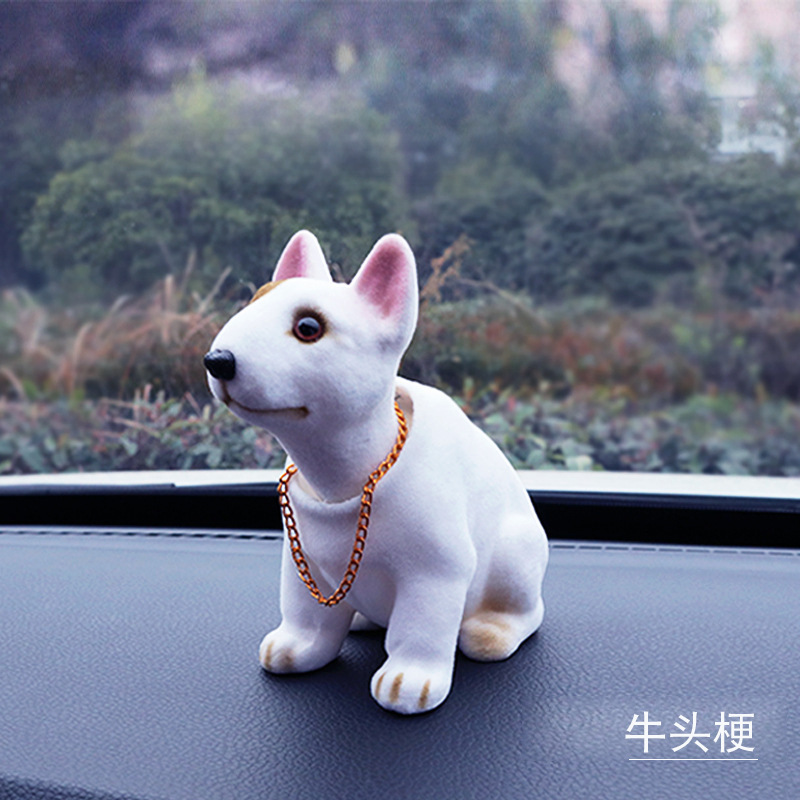 Car dolls, shaking dog figurines, car interior decorations, cute and creative gifts, interior decorations details Picture