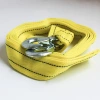 650G 4-meter 5-ton car nylon trailer rope, double-layer thickened vehicle-mounted rescue rope 1482 details Picture