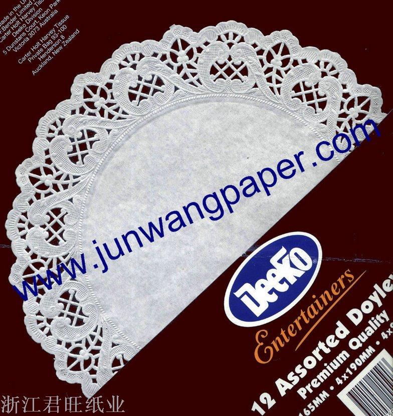 Factory Direct Sales Rose Pattern Flower Bottom Paper Card Head Opp Bag Packing Cake Paper Pad Grease Through Flower Paper Item Picture