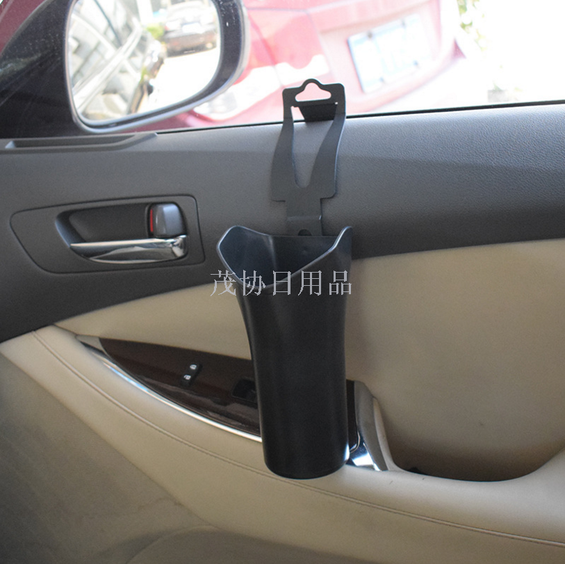 车载雨伞收纳桶汽车内用多功能杂置物盒迷你垃圾桶杂物筒细节图