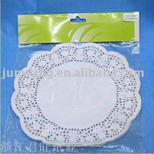Factory Direct Sales Rose Pattern Flower Bottom Paper Card Head Opp Bag Packing Cake Paper Pad Grease Through Flower Paper