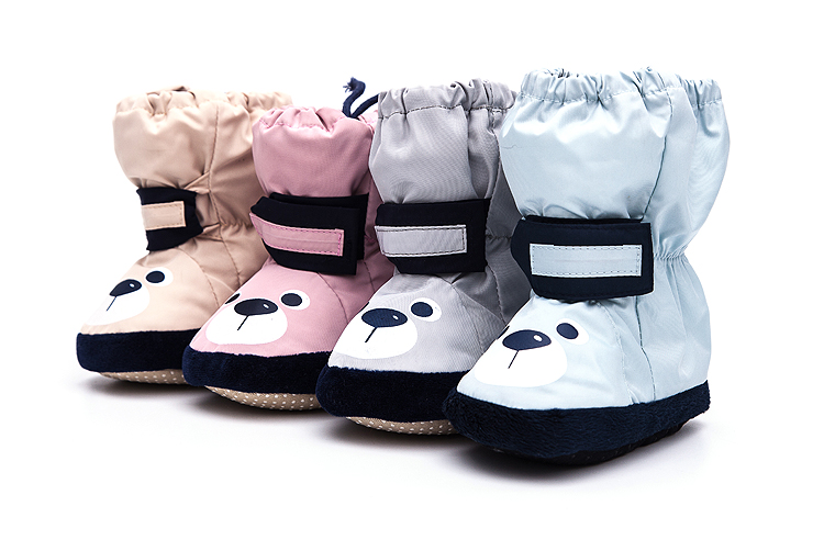 Shelly Baby medium cotton slip-on shoe bag printed bear
