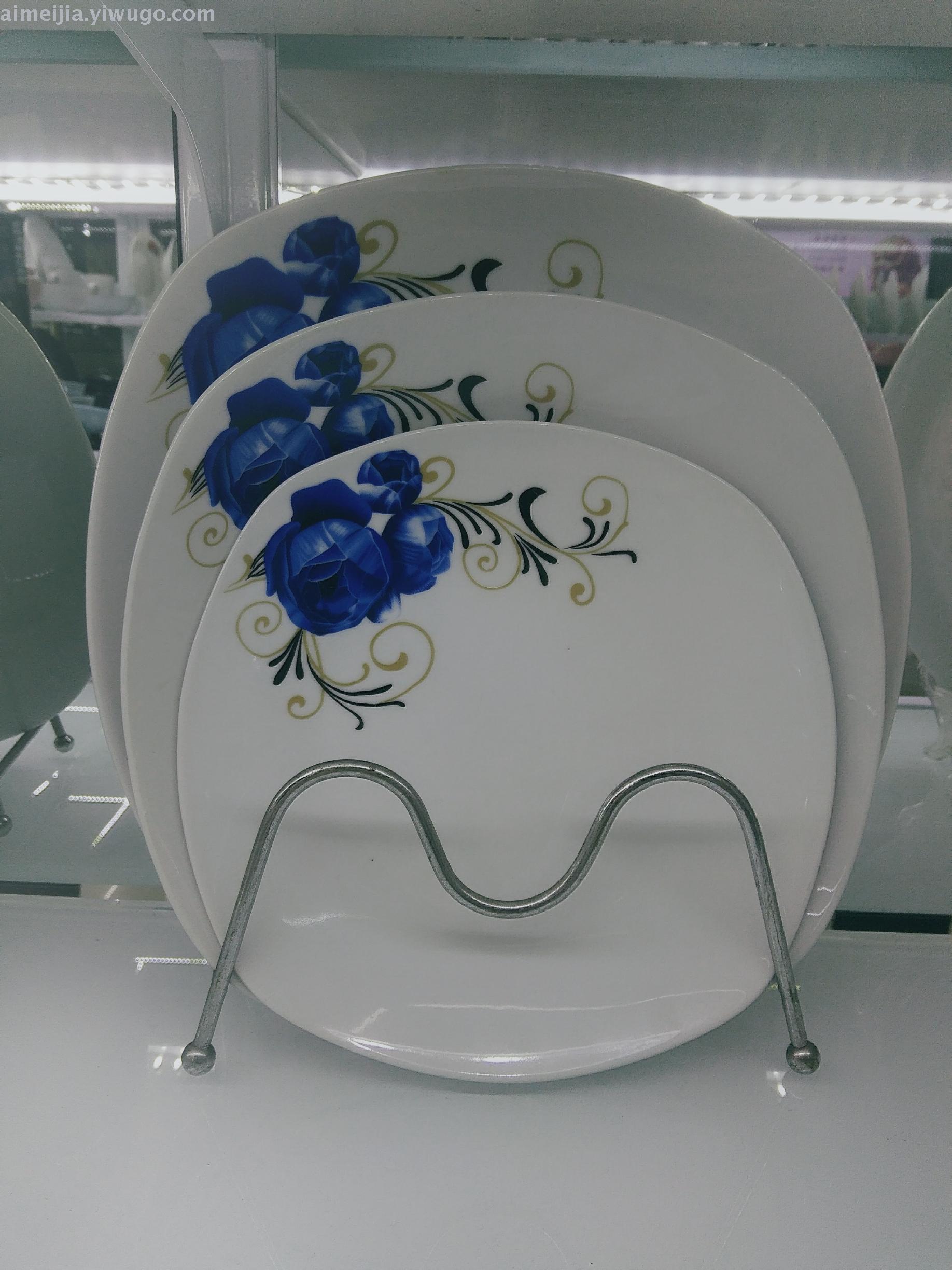 18-head ceramic Western six-person tableware