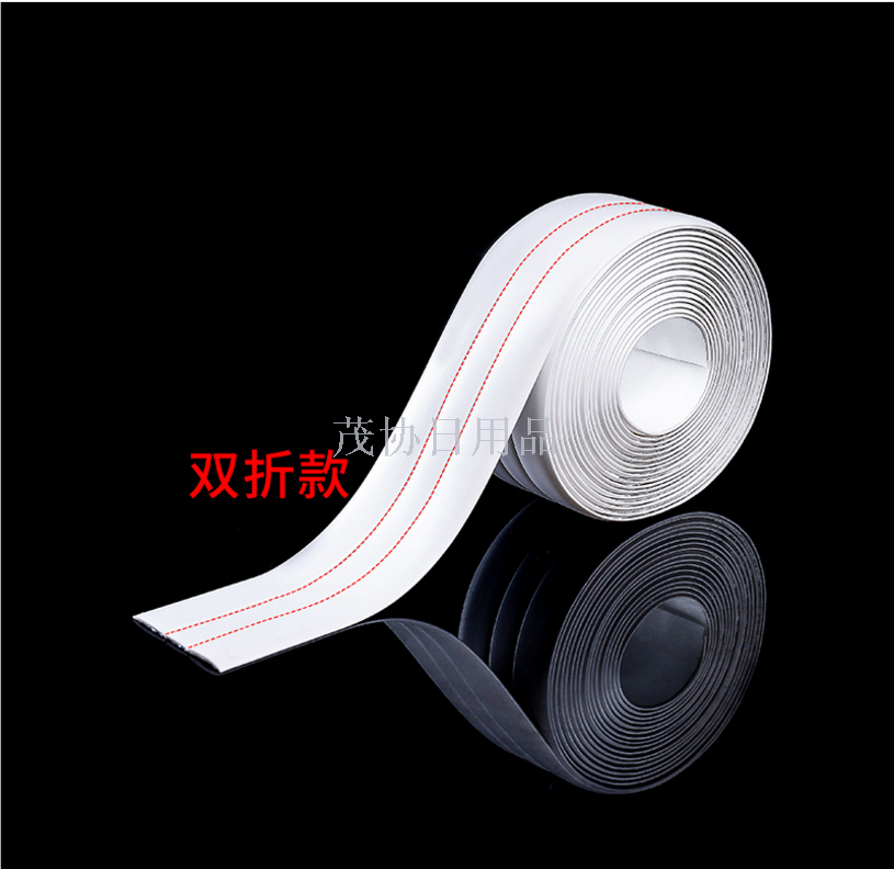 Bathroom waterproof joint tape, beautiful double-creased white anti-mold tape, kitchen sink anti-mold tape Application Scenario