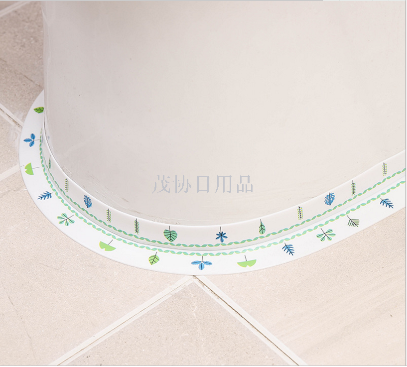Printed anti-mold tape, acrylic seamless toilet corner line, sealing corner sink, bathroom tape details Picture
