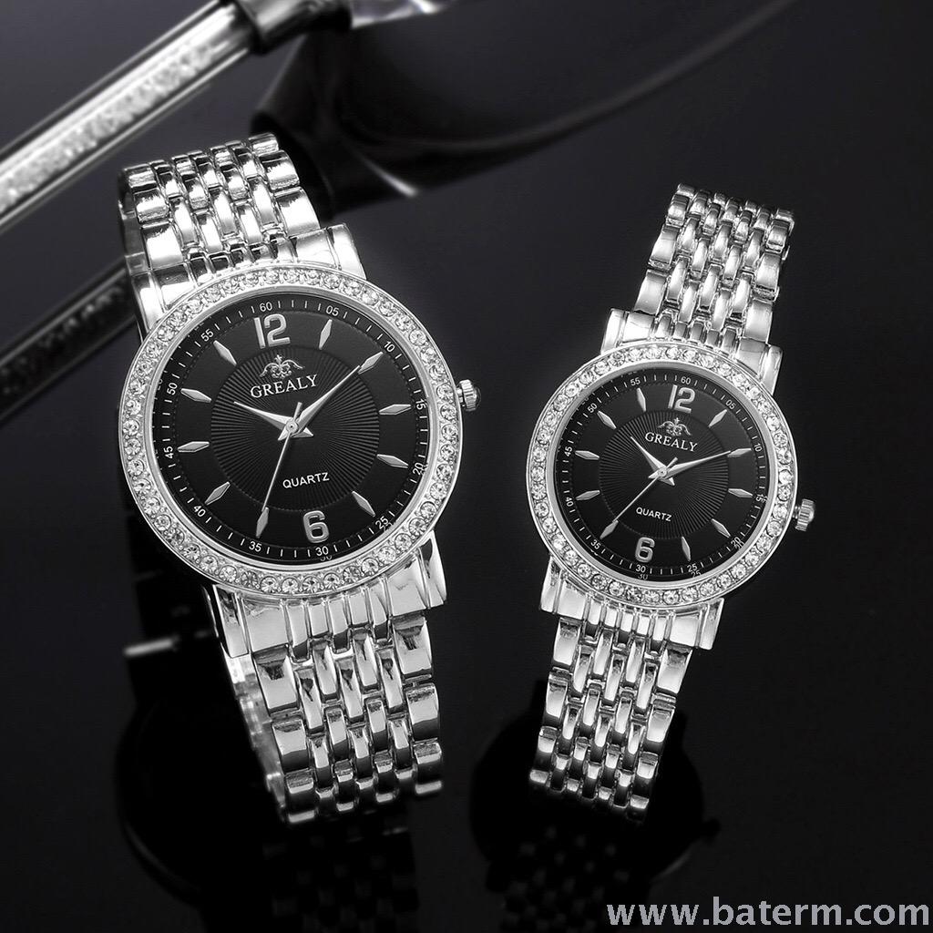 Bettenmon Watch Industry's classic casual and simple diamond-encrusted 6-12-stud quartz watch for couples details Picture