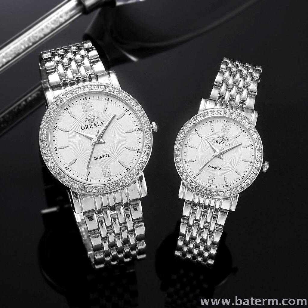 Bettenmon Watch Industry's classic casual and simple diamond-encrusted 6-12-stud quartz watch for couples