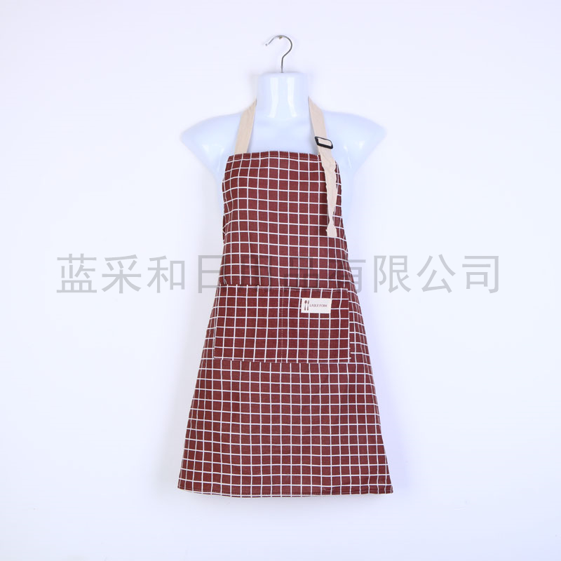 Yiwu quality Korean-style fashionable aprons for girls, cute kitchen aprons, cooking work clothes, coveralls and girders details Picture