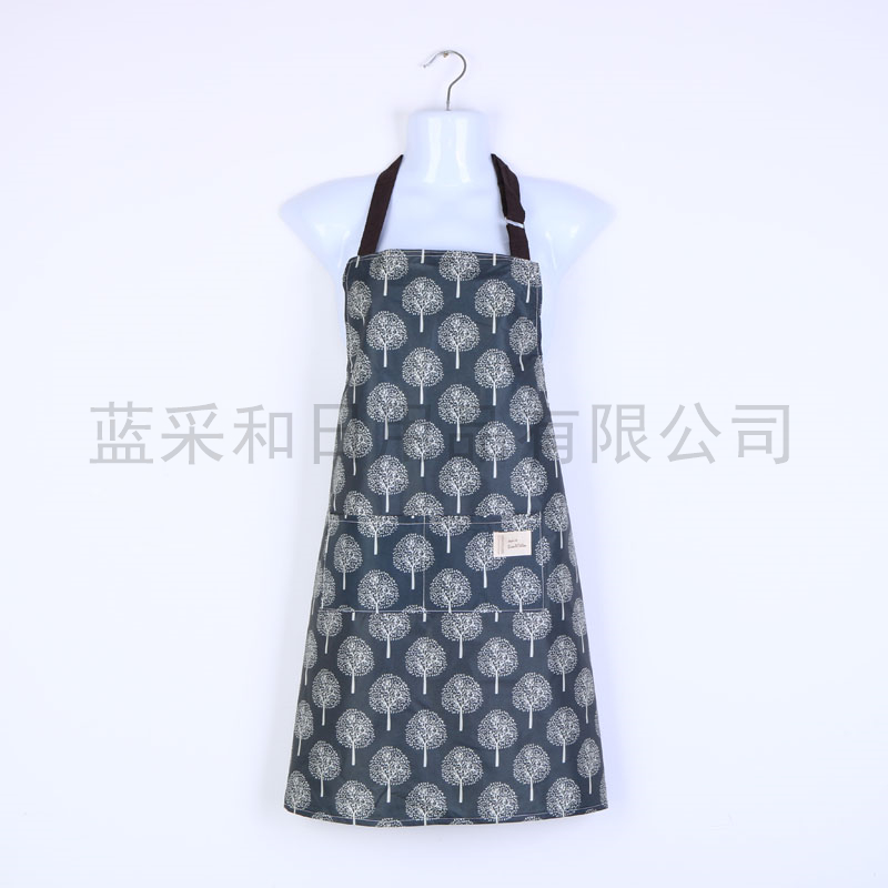 Yiwu quality Korean-style fashionable aprons, kitchen waterproof and oil-proof, home cooking and housework waist wraps, men's and women's work clothes