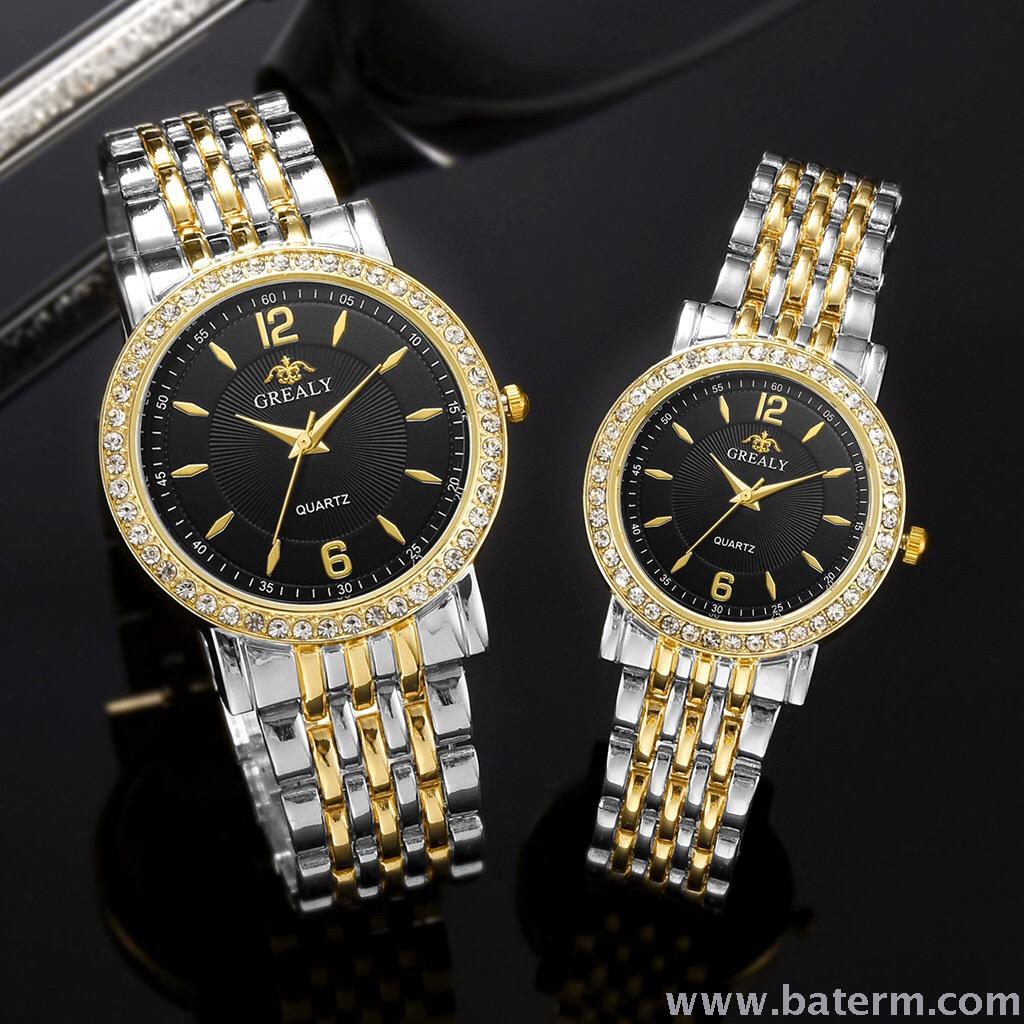 Bettenmon Watch Industry's classic casual and simple diamond-encrusted 6-12-stud quartz watch for couples Specification image
