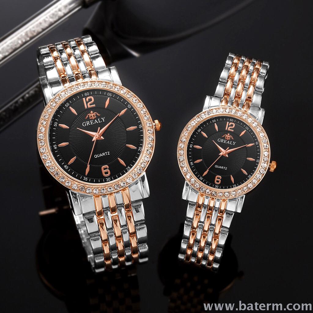 Bettenmon Watch Industry's classic casual and simple diamond-encrusted 6-12-stud quartz watch for couples Application Scenario