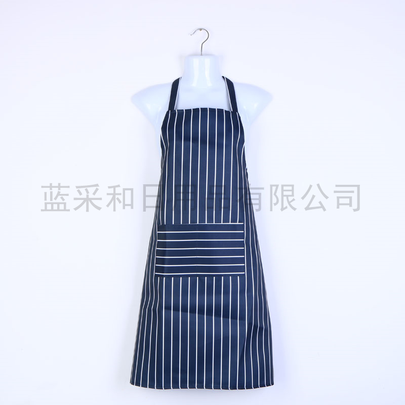 厨房围裙韩版时尚咖啡店男女围裙可爱围腰成人工作服挂脖围裙