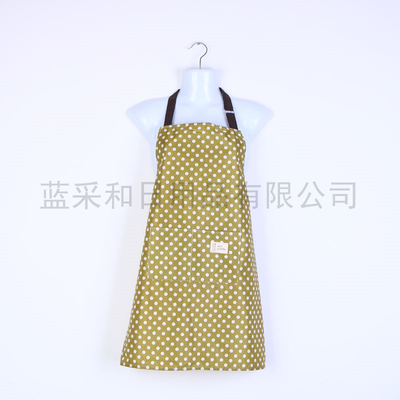 Yiwu quality Korean-style fashionable aprons, kitchen waterproof and oil-proof, home cooking and housework waist wraps, men's and women's work clothes details Picture
